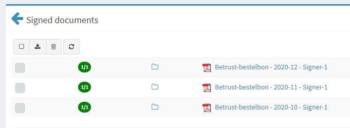 Sign documents in bulk in your OK!Sign account (next part)