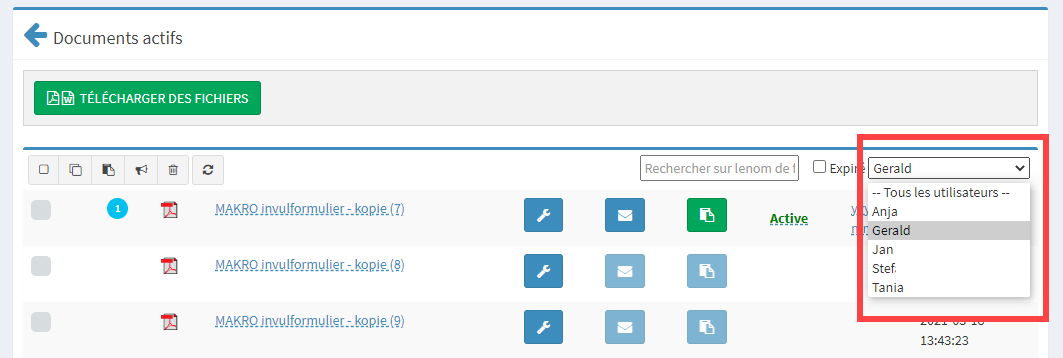 Partager des documents dans votre compte OKSign  ( part prochain)