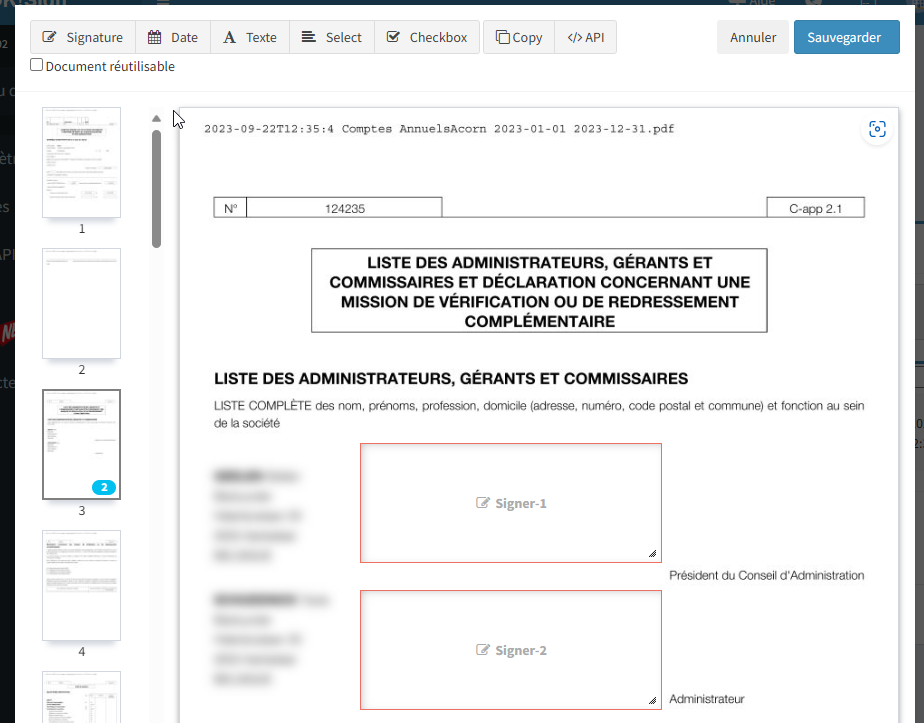 Comptes annuels dans Silverfin et dans votre compte OKSign  ( part prochain)