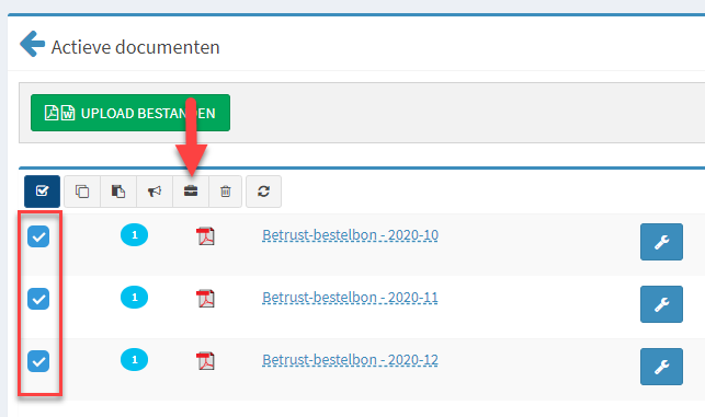 Onderteken van documenten in bulk in uw OKSign account