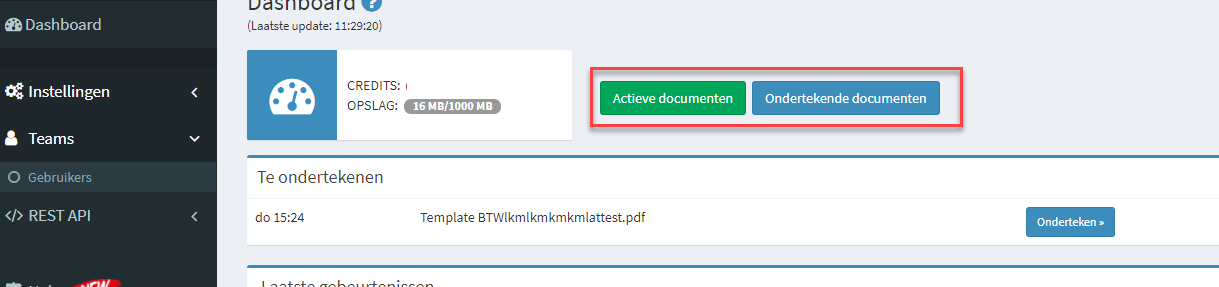 Delen van documenten in uw OKSign account