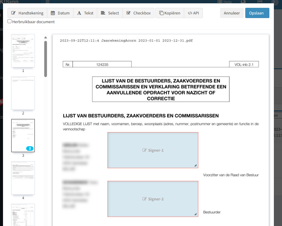 Jaarrekening in Silverfin en uw OKSign account