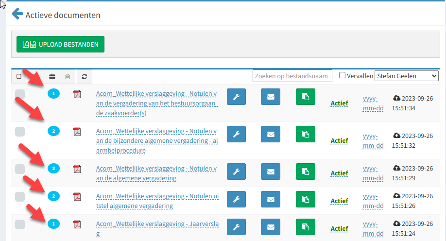 Wettelijke documenten in Silverfin en uw OKSign account