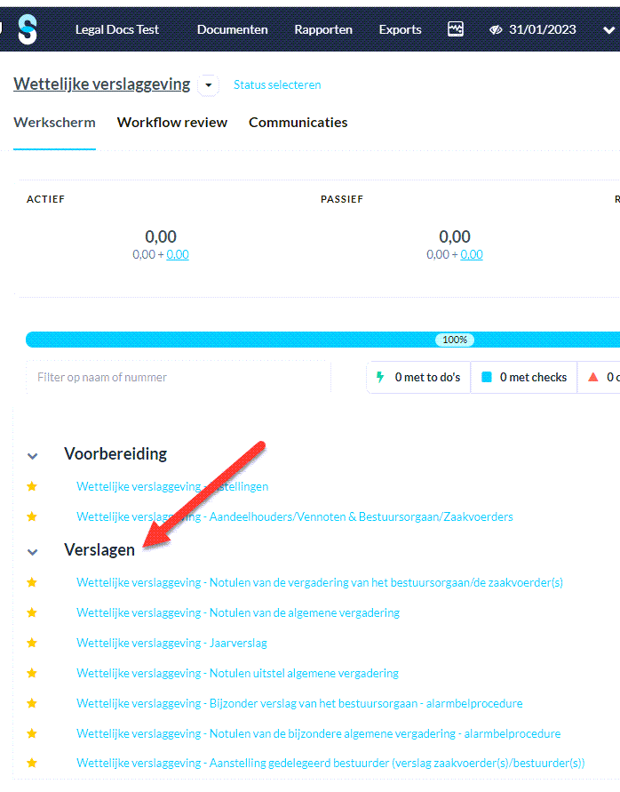 Reconsiliatie van documenten in Silverfin en uw OKSign account